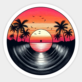 Yacht Rock Vinyl Record Sticker